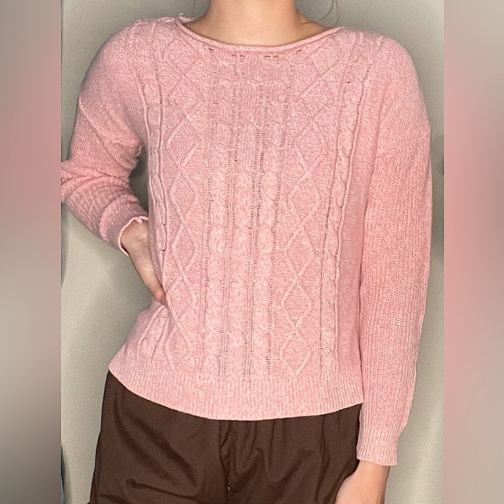 Pink sweater